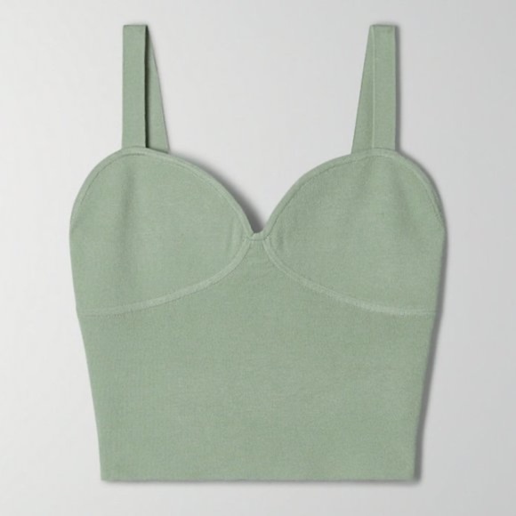 Wilfred Bustier Sweater Tank Top - Picture 1 of 3